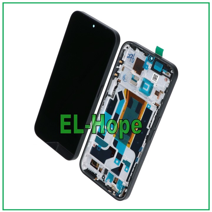 OLED DISPLAY + FRAME FOR NOTHING PHONE 2 PLUS (2A) TOUCH SCREEN GLASS SCREEN