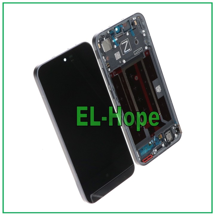 OLED DISPLAY FRAME FOR OPPO RENO 13 5G CPH2689 LCD TOUCH SCREEN BLACK GLASS