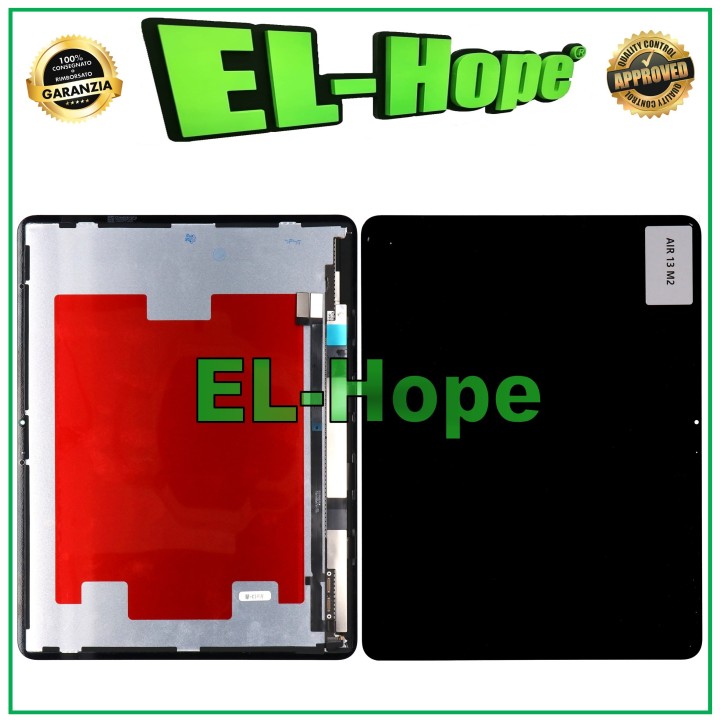 TOUCH SCREEN LCD DISPLAY FOR APPLE IPAD AIR 13 M2 (2024) A2898 A2899 A2900 BLACK