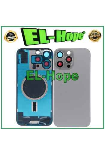 MAGSAFE GLASS BACK CASE FOR IPHONE 16 PRO MAX NATURAL TITANIUM