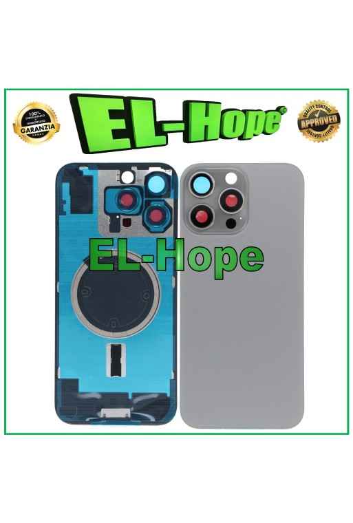 MAGSAFE GLASS BACK CASE FOR IPHONE 16 PRO MAX NATURAL TITANIUM