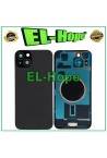 GLASS CASE BACK COVER + MAGSAFE FOR APPLE IPHONE 15 PLUS BLACK