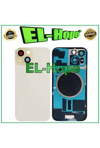 GLASS CASE BACK COVER + MAGSAFE FOR IPHONE 15 YELLOW