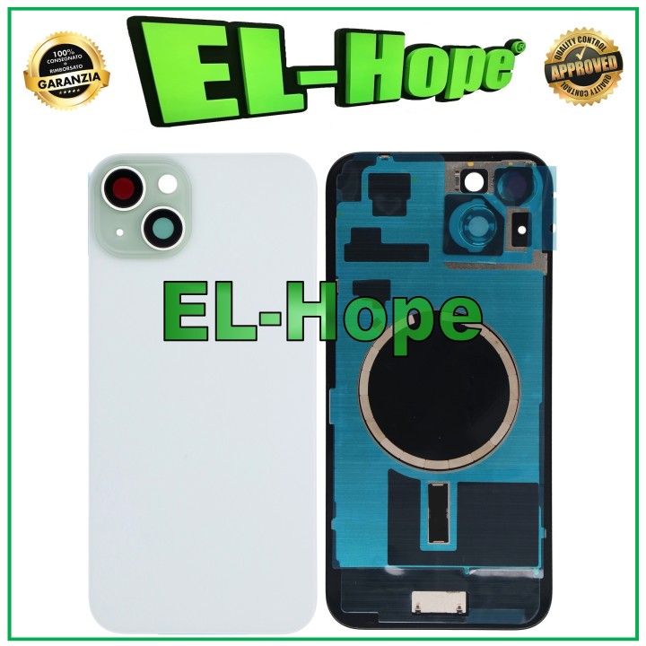 GLASS CASE BACK COVER + MAGSAFE FOR APPLE IPHONE 15 PLUS GREEN