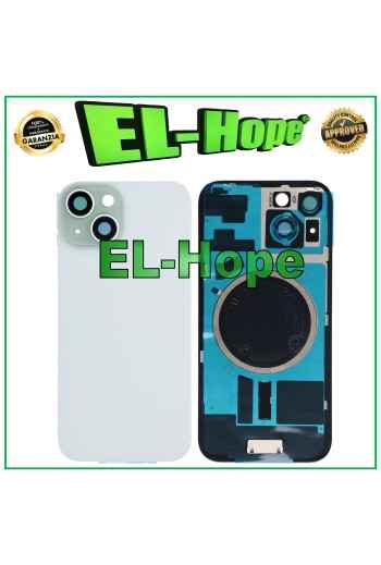 GLASS CASE BACK COVER + MAGSAFE FOR IPHONE 15 GREEN