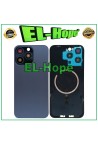 GLASS CASE BACK COVER + MAGSAFE FOR IPHONE 15 PRO MAX TITANIUM BLUE
