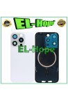 MAGSAFE GLASS CASE BACK COVER FOR IPHONE 15 PRO TITANIUM WHITE