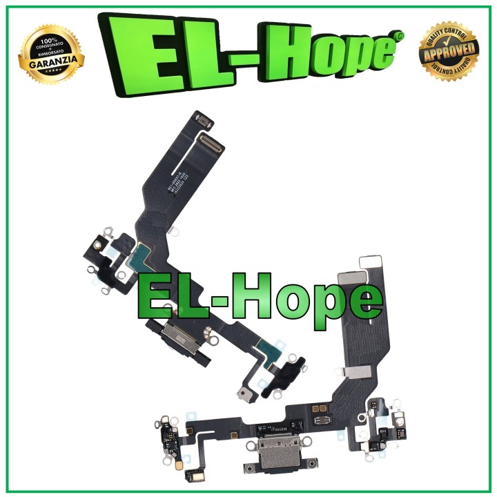 IPHONE 16E CHARGING CONNECTOR MICROPHONE ANTENNA DOCK CHARGING FLAT BLACK