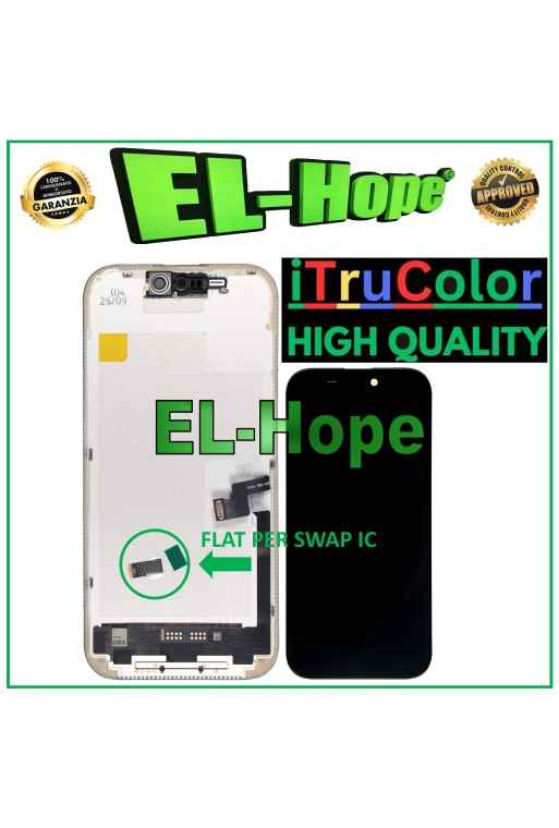 iTruColor HARD OLED LCD DISPLAY FOR APPLE IPHONE 16 PRO TOUCH GLASS SCREEN