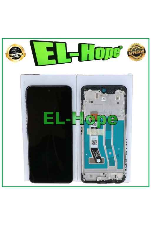 LCD DISPLAY + FRAME ORIGINAL SERVICE MOTOROLA MOTO G55 XT2435 TOUCH SCREEN