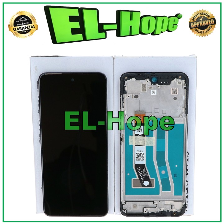 LCD DISPLAY + FRAME ORIGINAL SERVICE MOTOROLA MOTO G55 XT2435 TOUCH SCREEN