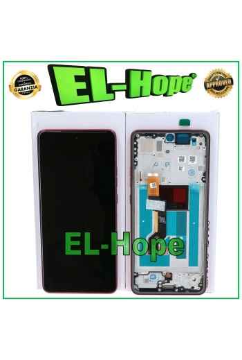 OLED FRAME TOUCH LCD DISPLAY ORIGINAL SERVICE MOTOROLA MOTO G86 5G XT2527 RED