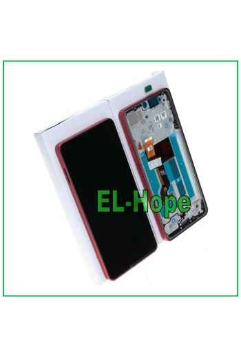 OLED FRAME TOUCH LCD DISPLAY ORIGINAL SERVICE MOTOROLA MOTO G86 5G XT2527 RED