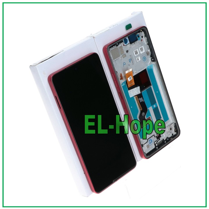 OLED FRAME TOUCH LCD DISPLAY ORIGINAL SERVICE MOTOROLA MOTO G86 5G XT2527 RED