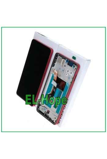 OLED FRAME TOUCH LCD DISPLAY ORIGINAL SERVICE MOTOROLA MOTO G86 5G XT2527 RED