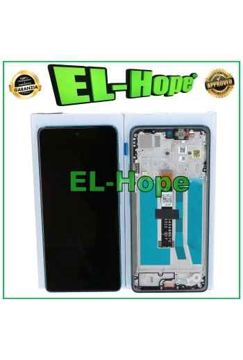 LCD DISPLAY FRAME ORIGINAL SERVICE MOTOROLA MOTO G75 5G XT2437 TOUCH WATER BLUE