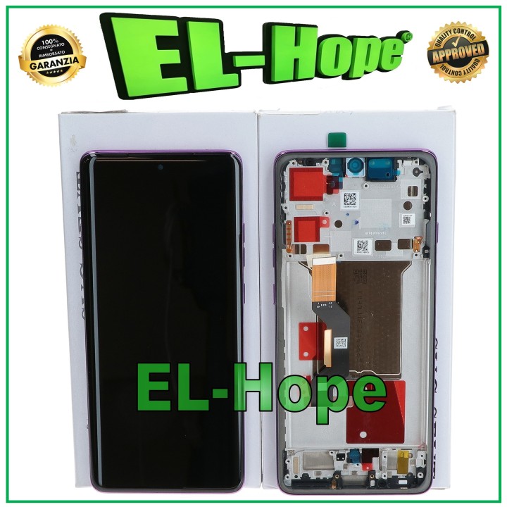 LCD DISPLAY + ORIGINAL FRAME SERVICE MOTOROLA MOTO EDGE 60 PRO XT2507 PURPLE