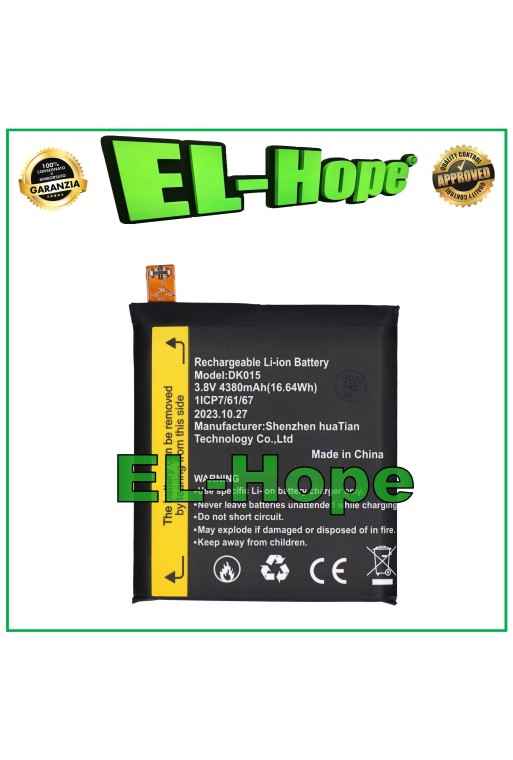 BATTERY DK015 FOR BLACKVIEW BV9900 / BV9900 PRO 4380 mAh EQUAL TO ORIGINAL