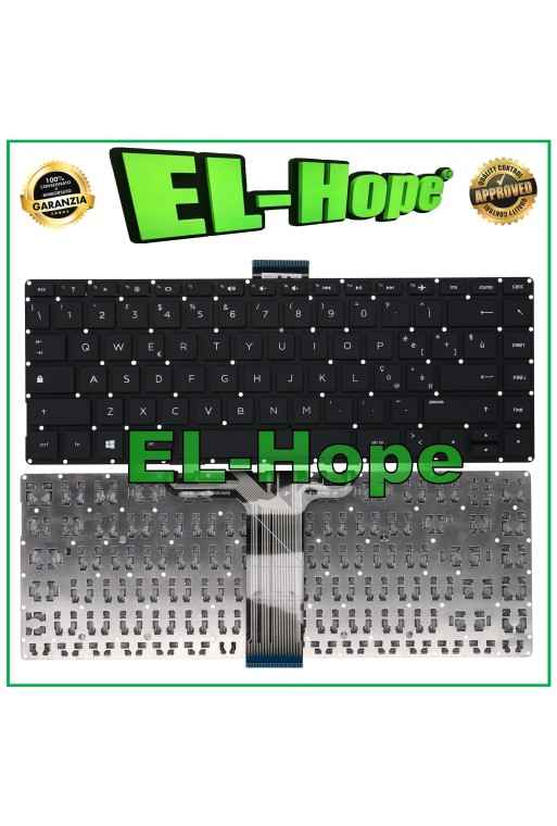 ITALIAN KEYBOARD FOR HP STREAM 14-AX 14-CB BLACK NOTEBOOK 