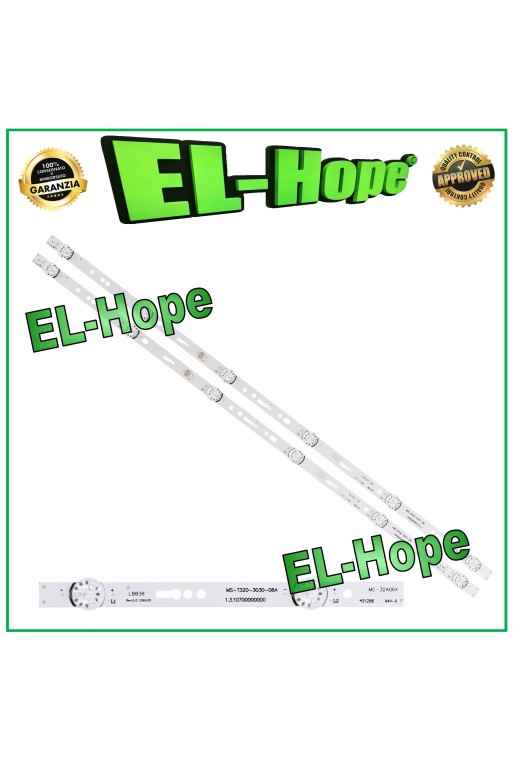 KIT 2 BARS 6 LEDs FOR TV 32 JS-ME32M106ED.908L MS L1074 L1343 L2202 L2430 L3406