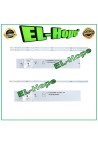 KIT OF 3 8 LED STRIP BARS FOR HAIER TV LED42D08A-ZC23AG-04 / LED42D08B-ZC23AG-04