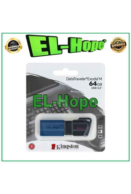 KINGSTON PEN DRIVE 64 GB PENDRIVE DTX MEMORY STICK ORIGINAL USB 3.2 PEN