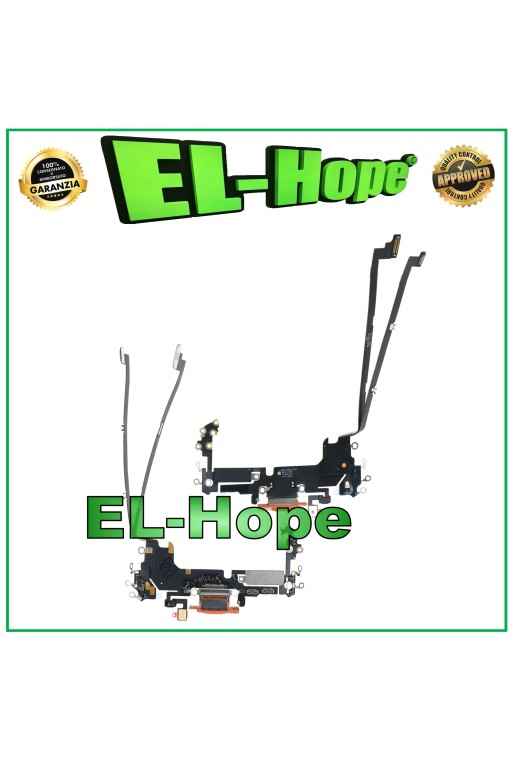 IPHONE 17 PRO CHARGING CONNECTOR MICROPHONE ANTENNA DOCK CHARGING FLAT ORANGE