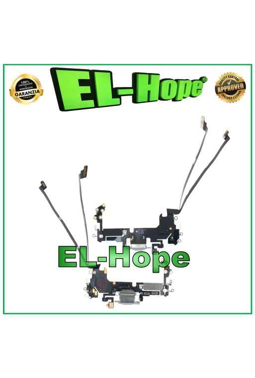 IPHONE 17 PRO CHARGING CONNECTOR MICROPHONE ANTENNA DOCK CHARGING FLAT SILVER