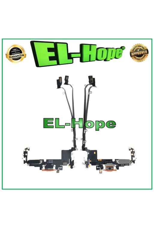 IPHONE 17 PRO MAX CHARGING CONNECTOR MICROPHONE ANTENNA CHARGING FLAT ORANGE