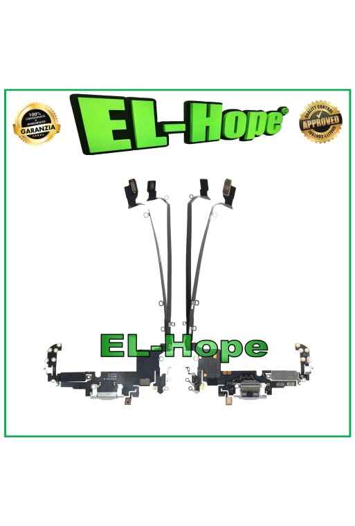 IPHONE 17 PRO MAX CHARGING CONNECTOR MICROPHONE ANTENNA CHARGING FLAT SILVER