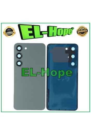 Battery Cover for Samsung Galaxy S23 SM-S911 Glass Back Cover Green