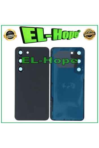 Battery Cover for Samsung Galaxy S23 SM-S911 Glass Back Cover Black