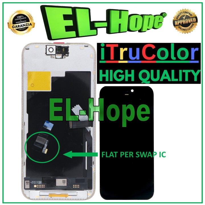 iTruColor HARD OLED LCD DISPLAY FOR APPLE IPHONE 15 PRO TOUCH GLASS SCREEN