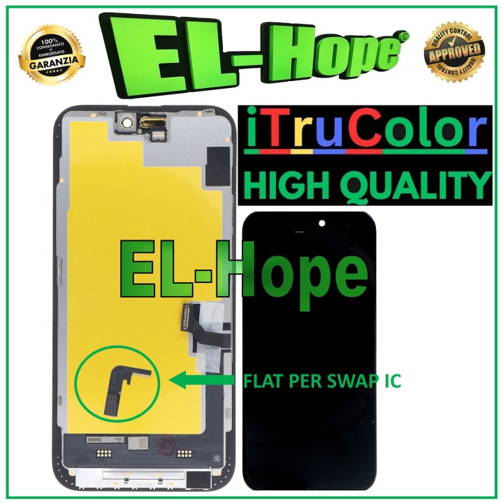 iTruColor SOFT OLED PREMIUM LCD DISPLAY FOR APPLE IPHONE 15 PLUS TOUCH SCREEN