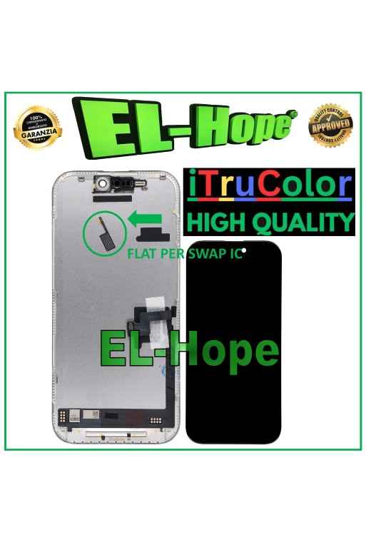 iTruColor SOFT OLED LCD DISPLAY FOR APPLE IPHONE 16 PRO TOUCH GLASS SCREEN