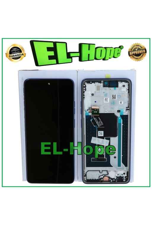ORIGINAL MOTOROLA MOTO G56 XT2529 TOUCH SCREEN BLUE LCD DISPLAY FRAME SERVICE
