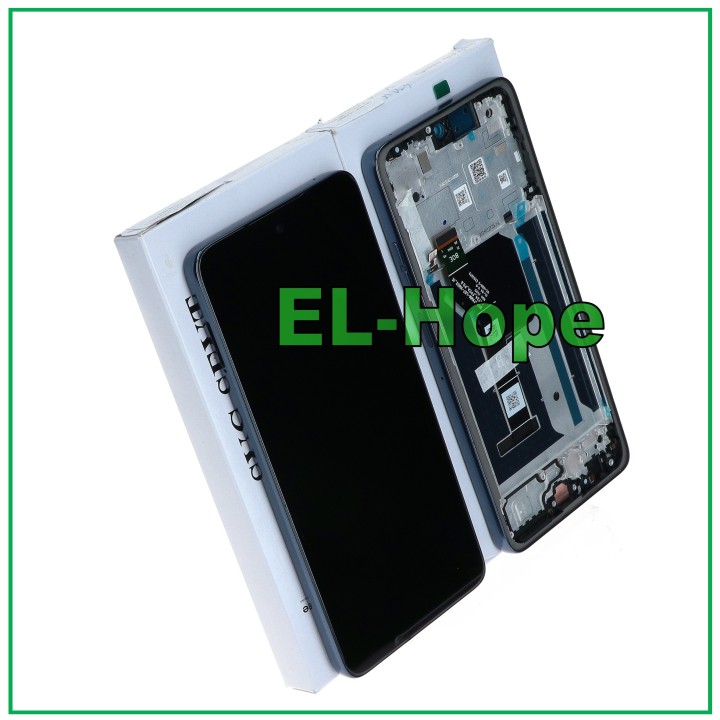 ORIGINAL MOTOROLA MOTO G56 XT2529 TOUCH SCREEN LCD DISPLAY FRAME SERVICE BLACK
