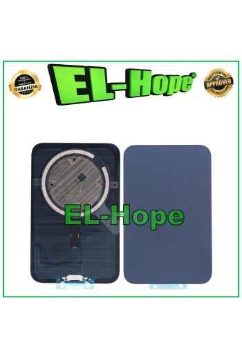 GLASS BACK COVER CASE + MAGSAFE FOR IPHONE 17 PRO MAX BLUE