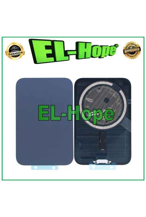 GLASS BACK CASE + MAGSAFE FOR IPHONE 17 PRO BACK COVER DEEP BLUE