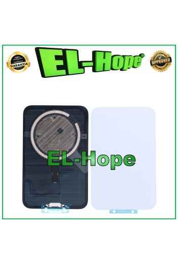 GLASS BACK COVER CASE + MAGSAFE FOR IPHONE 17 PRO MAX SILVER