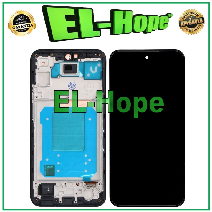 TFT LCD DISPLAY + FRAME FOR SAMSUNG GALAXY M35 5G SM-M356B TOUCH SCREEN BLACK