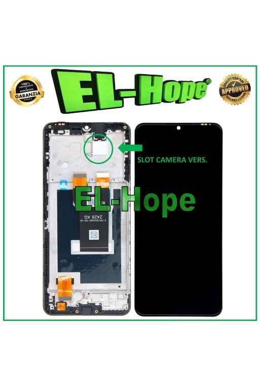 LCD DISPLAY + FRAME FOR ZTE BLADE A73 5G TOUCH SCREEN GLASS SLOT SCREEN VERS.1