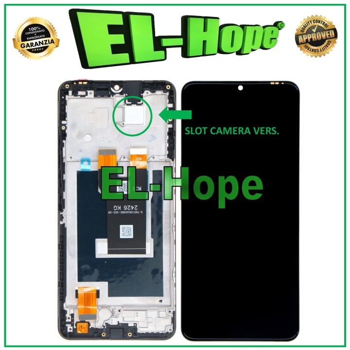 LCD DISPLAY + FRAME FOR ZTE BLADE A73 5G TOUCH SCREEN GLASS SLOT SCREEN VERS.1