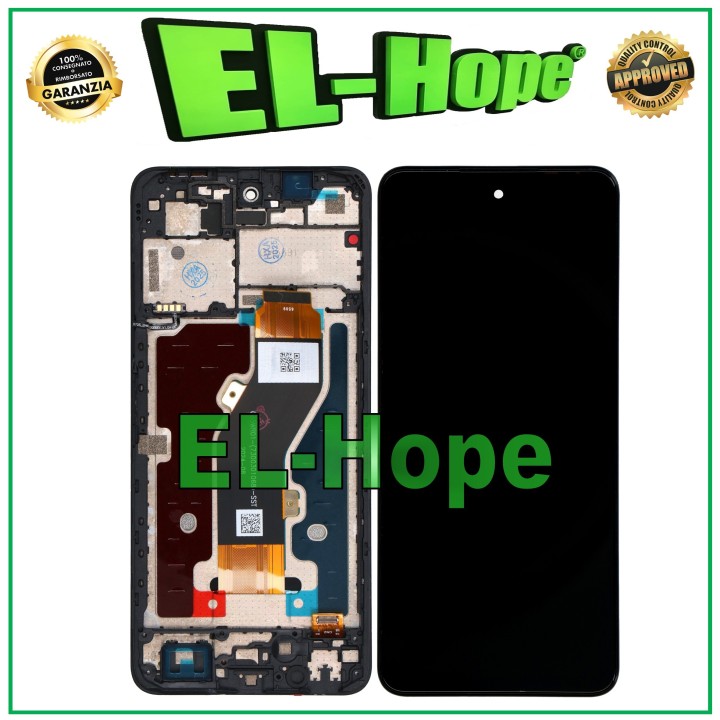 LCD DISPLAY + FRAME FOR ZTE BLADE V60 SMART TOUCH SCREEN GLASS BLACK SCREEN