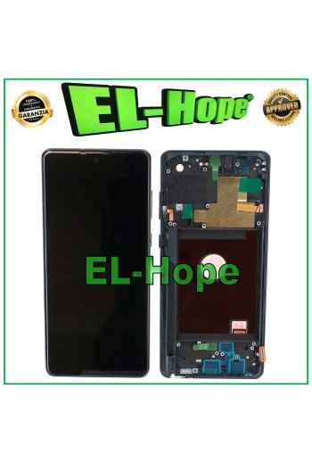 TFT LCD FRAME TOUCH SCREEN DISPLAY FOR SAMSUNG GALAXY NOTE 10 LITE SM-N770 BLACK