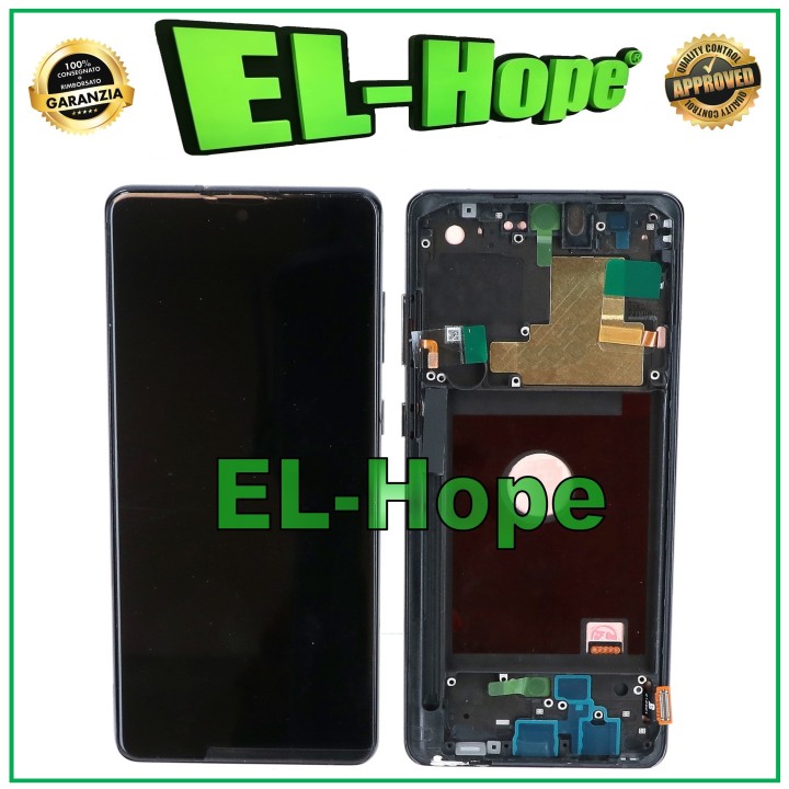 TFT LCD FRAME TOUCH SCREEN DISPLAY FOR SAMSUNG GALAXY NOTE 10 LITE SM-N770 BLACK