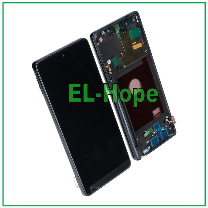 TFT LCD FRAME TOUCH SCREEN DISPLAY FOR SAMSUNG GALAXY NOTE 10 LITE SM-N770 BLACK