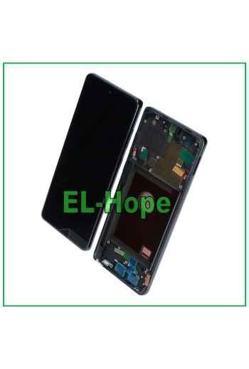 TFT LCD FRAME TOUCH SCREEN DISPLAY FOR SAMSUNG GALAXY NOTE 10 LITE SM-N770 BLACK