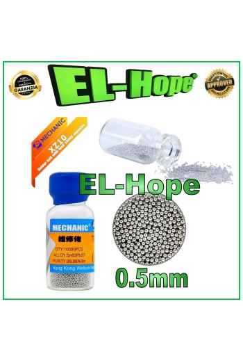 0.5mm Mechanical Solder Balls XZ10 for Reballing BGA Soldering 