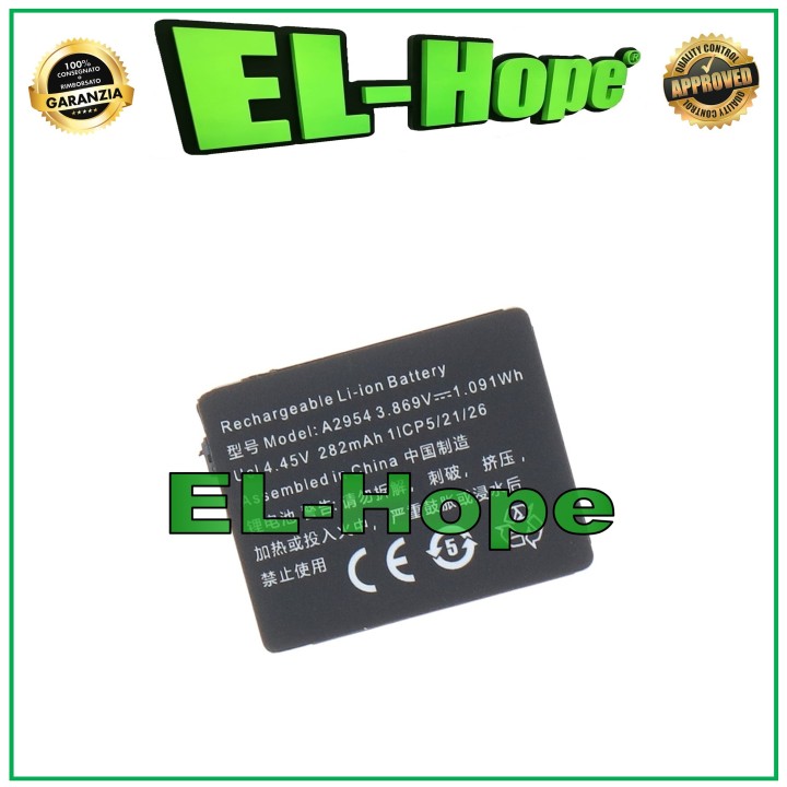 A2954 BATTERY FOR APPLE WATCH SERIES 9 A2978 A2982 A2983 41 MM 282 mAh